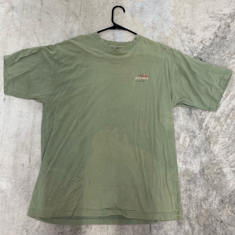 Newport Olive Green Short Sleeve Tee